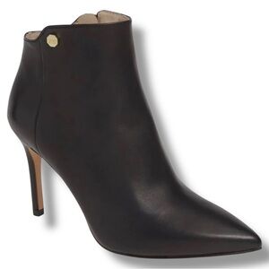 Louise et Cie Sid Pointy Toe Leather High heeled Bootie Boot SZ 8.5 $140 NWOT